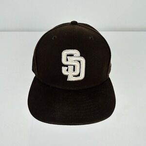 New Era San Diego Padres Fitted Hat 7 5/8 Brown 59Fifty